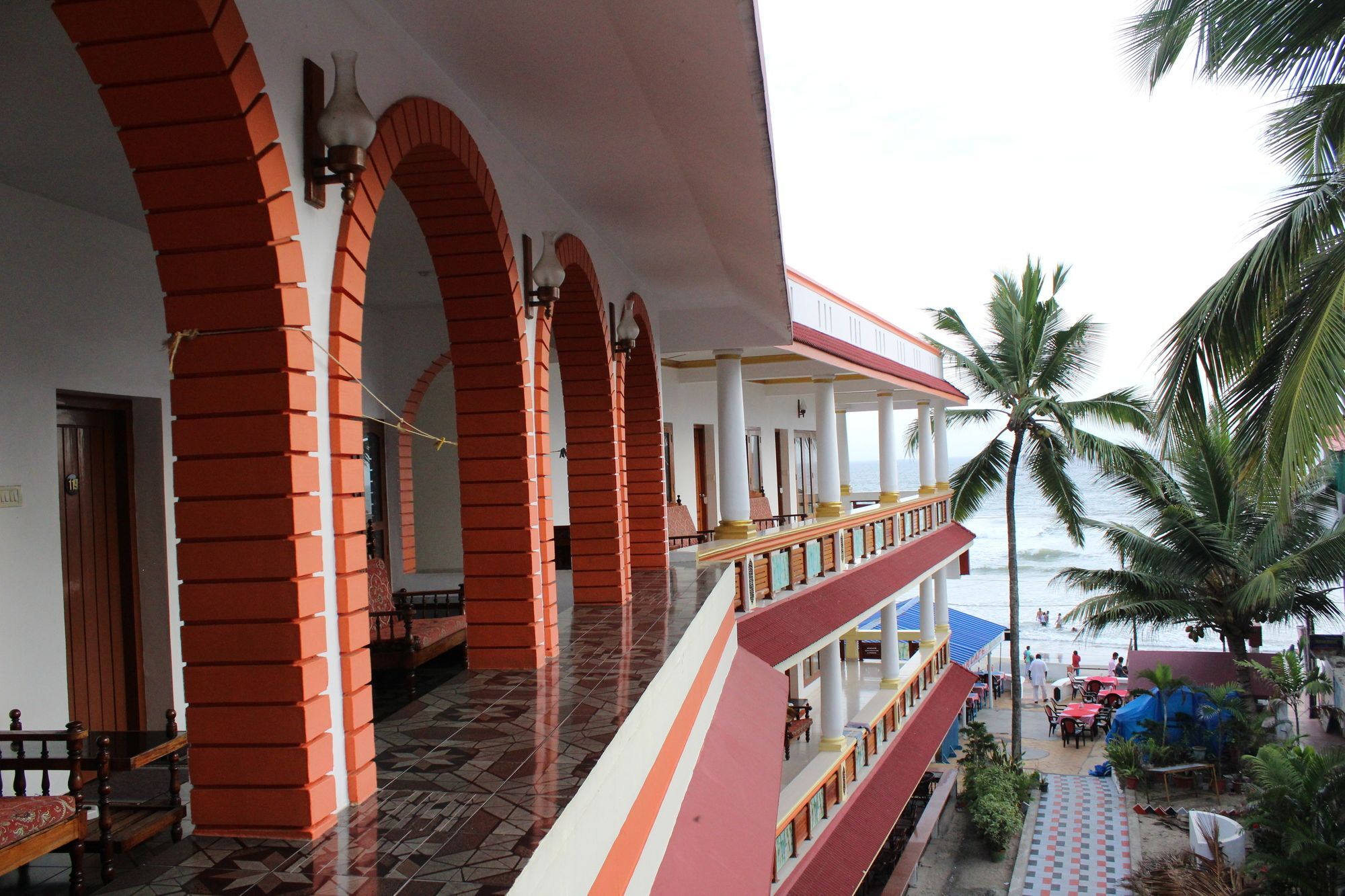Hotel Sea View Palace - The Beach Hotel, Kovalam Esterno foto