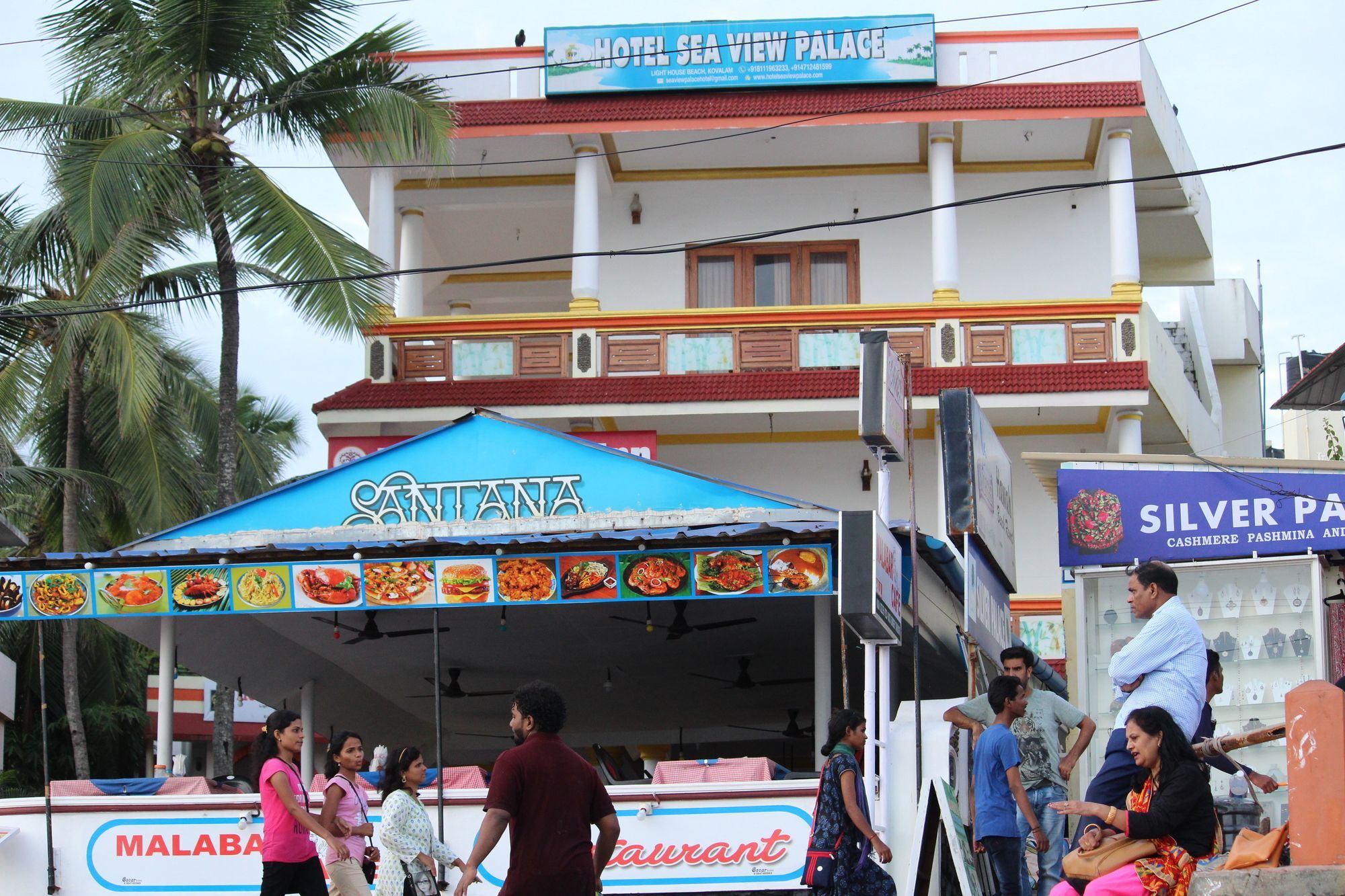 Hotel Sea View Palace - The Beach Hotel, Kovalam Esterno foto