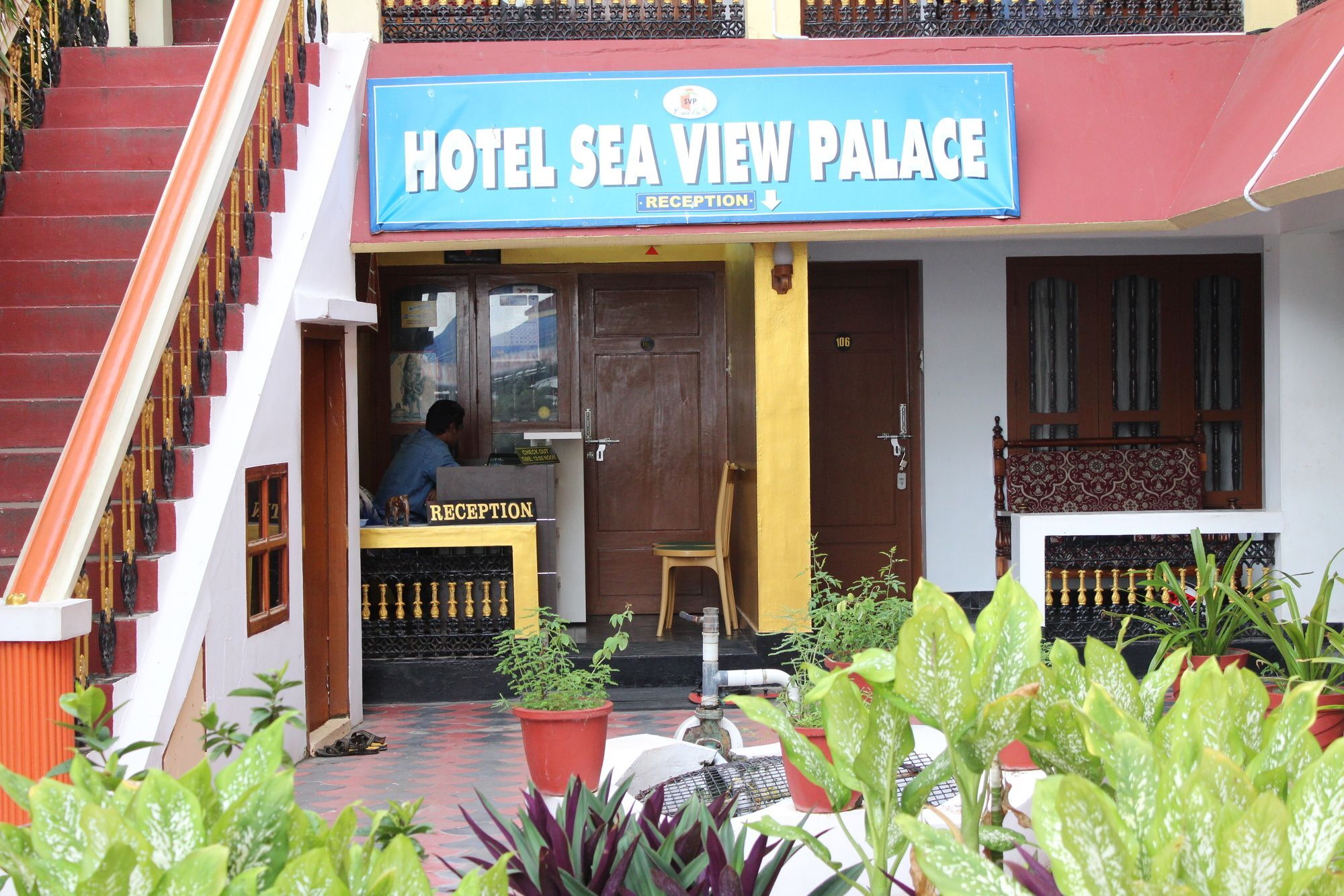Hotel Sea View Palace - The Beach Hotel, Kovalam Esterno foto